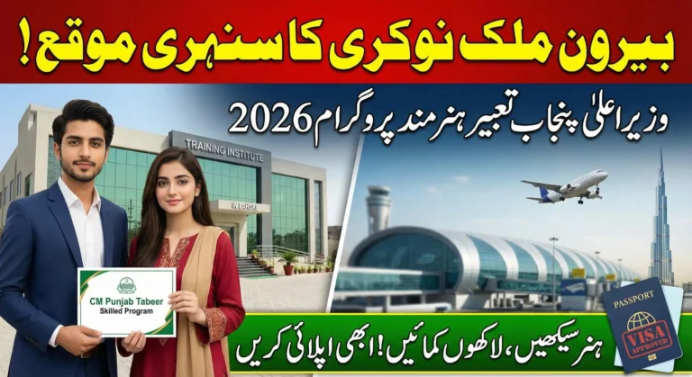 CM Punjab Tabeer Skilled Program 2026 – International Job Placement Opportunity