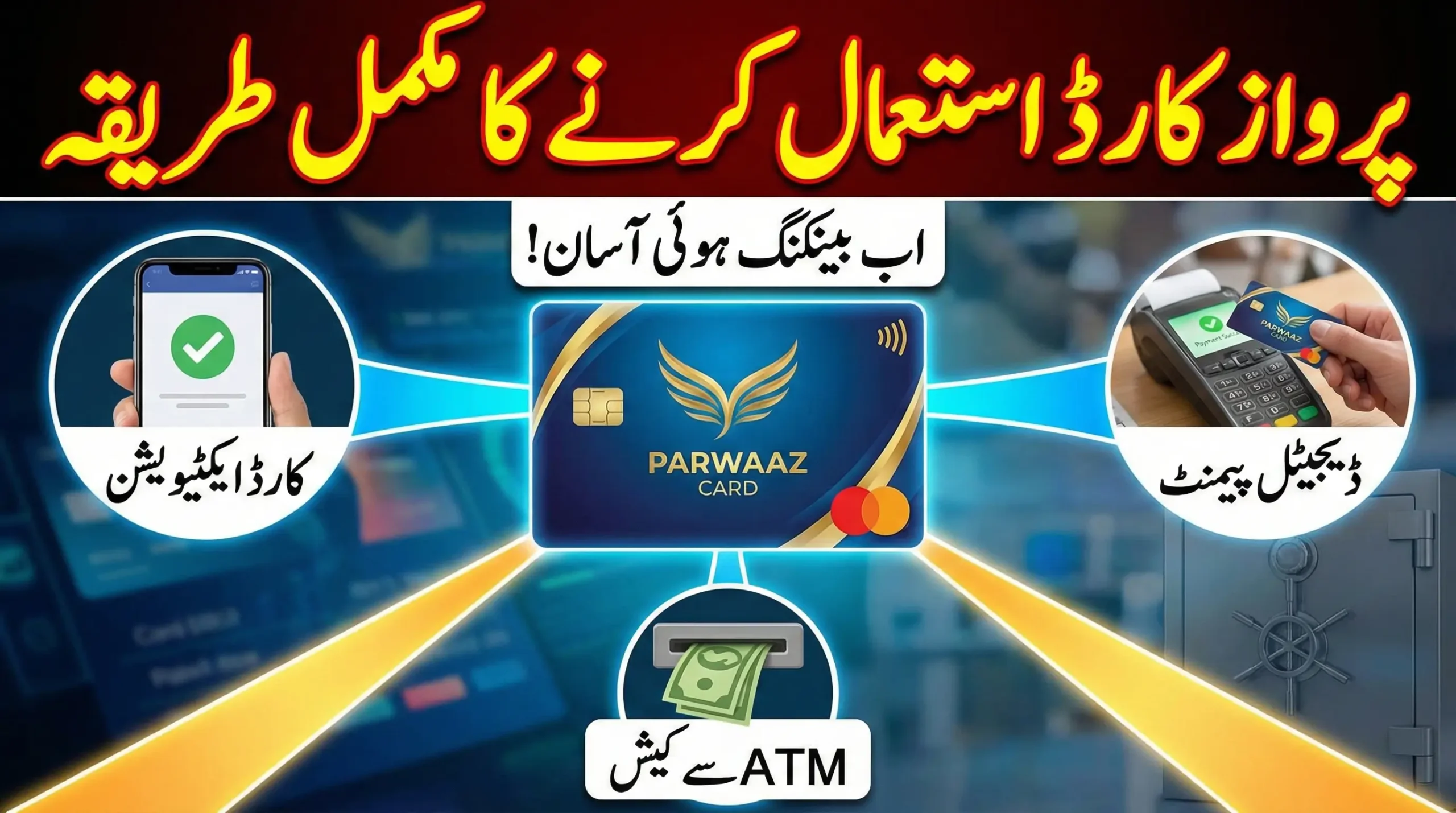 How to Use Parwaaz Card for Digital Payments and ATM Withdrawals
