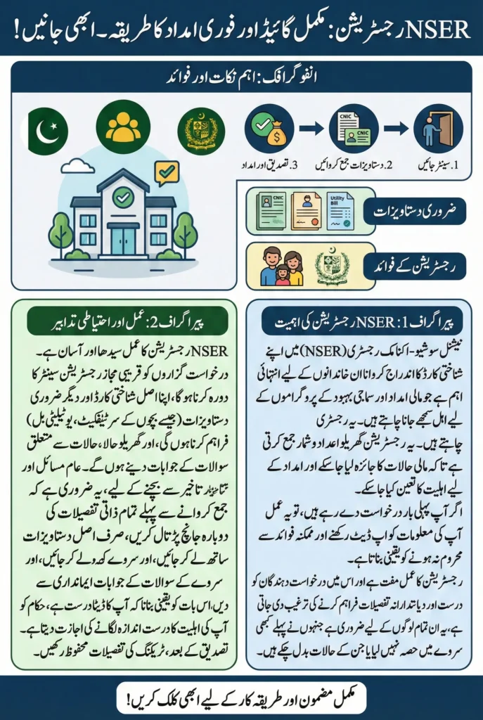 Register CNIC in NSER – Step-by-Step Registration Method for New Applicants