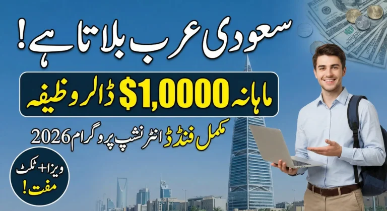 Saudi Arabia Fully Funded Internship Program 2026 – Earn $1,000 Monthly Stipend